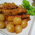 きゃしー's cooksnap of when they made 厚揚げの豚バラ巻き＊韓国風＊.