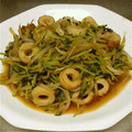 s2あいめろs2's cooksnap of when they made 節約！簡単！ピリ辛のもやしと豆苗☆.