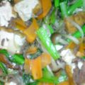 赤き血のイレブン's cooksnap of when they made 厚揚げとミンチの野菜炒め.