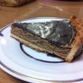 necoeco's cooksnap of when they made 濃厚♡２層の♡チョコチーズタルト.