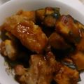 くみるとん's cooksnap of when they made 若鶏の照り焼き・レンジかぼちゃ添え.