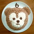 エージェントN's cooksnap of when they made ダッフィーの３Dキャラケーキ＊。.