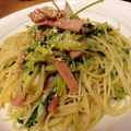 mikurasu's cooksnap of when they made 塩麹と豆苗のパスタ.