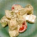 たんたん　's cooksnap of when they made アボカド＆チーズのわさびマヨサラダ….