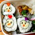 erisimo's cooksnap of when they made にわとり親子の海苔巻き.