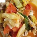 モカchama's cooksnap of when they made 豚バラ野菜炒め〜豆板醤でピリ辛に〜.