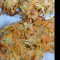 タララブ's cooksnap of when they made 小エビと玉ねぎの青海苔風味掻き揚げ.