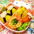 マッハママ's cooksnap of when they made *キャラ弁＊パスタリースの作り方.
