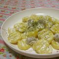 赤い電話's cooksnap of when they made 安納芋を使ったニョッキ　クリームソース.