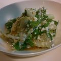 はらぺこクロティ's cooksnap of when they made 簡単♪春菊と豆腐のサラダ.