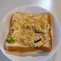 すずなまり's cooksnap of when they made レンチンで☆たっぷりキャベツと卵のサンド.