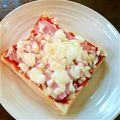 くーーーーちゃん's cooksnap of when they made さっくり噛み切れる！ピザトースト.