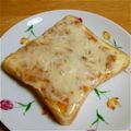 ☆ねぇやん☆'s cooksnap of when they made 超簡単♪なめ茸で照焼きハムトースト.