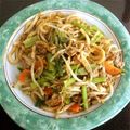 ばろんるいくん's cooksnap of when they made 10分でランチ！のりの佃煮で焼きうどん.