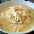 たんたん　's cooksnap of when they made ランチに＊キャベツの塩ラーメン＊.