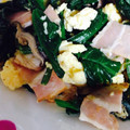 さくチャンまま's cooksnap of when they made ほうれん草とベーコン☆卵炒め.