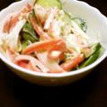 サトモユリア's cooksnap of when they made 胡瓜とカニカマサラダ～マヨネーズ～.