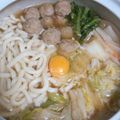 ちゃっちゃ☆'s cooksnap of when they made 簡単！鍋焼きうどんであったまろ.
