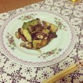 tonryuuki's cooksnap of when they made アボカドとキノコのにんにく炒め.