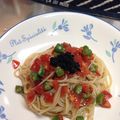 htmix1103's cooksnap of when they made 冷製カッペリーニ★キャビア.