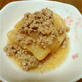 はるるんとゆうかママ's cooksnap of when they made 暖まる〜☆とろり大根とひき肉の簡単煮.