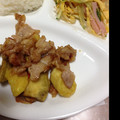 タマリュウ's cooksnap of when they made さつま芋と豚バラの甘辛炒め.