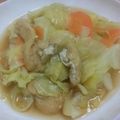 キセツ's cooksnap of when they made キャベツと油あげの煮浸し.