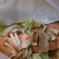 ☆☆ちぃころ☆☆'s cooksnap of when they made レンジでチン♪簡単鮭のきのこ蒸し.