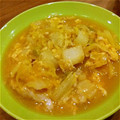 いつおママ's cooksnap of when they made ほんわか優しい味　白菜の卵とじ.
