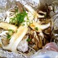 Nyukichan's cooksnap of when they made きのことタラのホイル焼き☆バター醤油仕立.