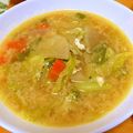 ごろんちょごろんちょ's cooksnap of when they made キャベツ・大根・ピーマンの生姜中華スープ.