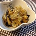 myamyuu's cooksnap of when they made なすとキャベツの中華風おひたし.