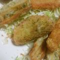 kisaragicats's cooksnap of when they made ★かまぼこの青のりフライ★.