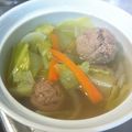 doraffitti's cooksnap of when they made 野菜たっぷり☆肉団子スープ.