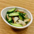 kozue357's cooksnap of when they made 胡瓜と竹輪の酢の物.