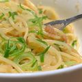 サクラ＊°'s cooksnap of when they made 簡単♪大葉と明太子の和風バター醤油パスタ.