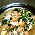 おがぽよ's cooksnap of when they made むきエビとほうれん草の中華風卵とじ.