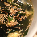 Sayakoba's cooksnap of when they made 1分料理！おふとワカメの中華スープ.