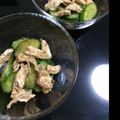 mina✬'s cooksnap of when they made ササミときゅうりの胡麻和え.
