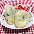 ☆ポメ☆'s cooksnap of when they made おかかチーズおにぎり.