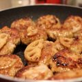 ララサラマ's cooksnap of when they made **れんこんつくねの甘辛焼き**.