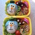 ｋエンジェルスマイル's cooksnap of when they made ドラえもん☆キャラ弁 幼稚園.