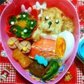 じゅえるらぶら's cooksnap of when they made キャラ弁☆サンタブーツINトイプードル.