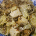 かになし's cooksnap of when they made 厚揚げと豚ひきとキャベツの味噌炒め.