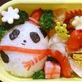 ひびたいこ's cooksnap of when they made キャラ弁☆コロコロパンダサンタ.