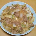 ねぇさん＊'s cooksnap of when they made 簡単♪白菜と豚肉のニンニク味噌炒め.