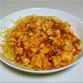 にゃん1234's cooksnap of when they made お腹大満足 ♪ 麻婆豆腐・焼そば !!.