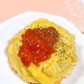 bineta's cooksnap of when they made 簡単◆半熟玉子の包まないオムライス.