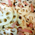 fumi0708's cooksnap of when they made 簡単10分!!蓮根とベーコンの塩炒め.