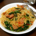 猫目たま's cooksnap of when they made トマトとほうれん草の和風ペペロンチーノ.